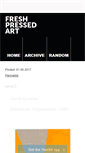 Mobile Screenshot of freshpressedart.com